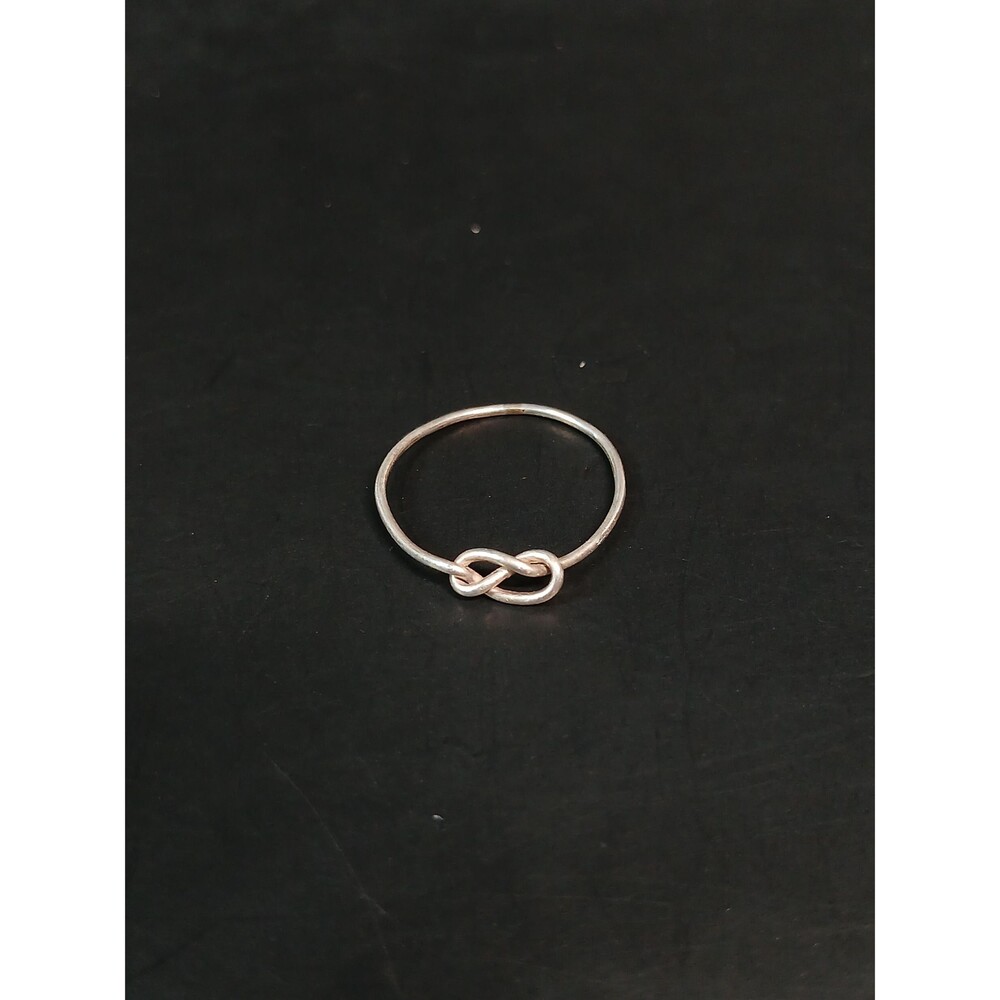 Sterling Silver Infinity Knot Wire Ring Sz ~5